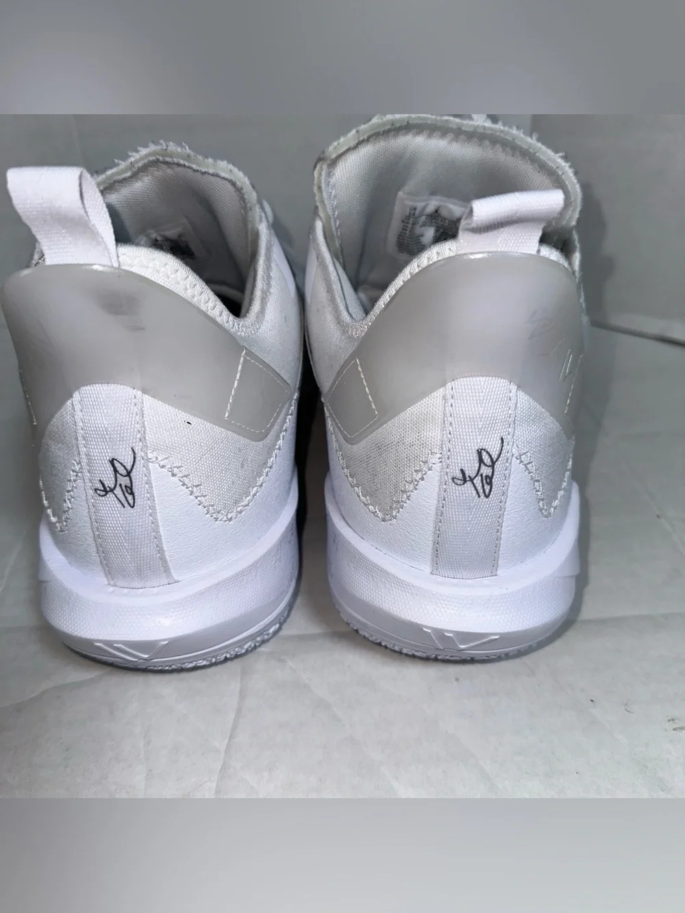 Nike Air Jordan Why Not Zer0.4 Mens Size 14 White Metallic Silver CQ4230 101